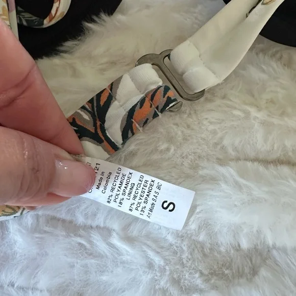 Maaji Floral Bikini with Pink and Green Accents - Picture 6 of 8